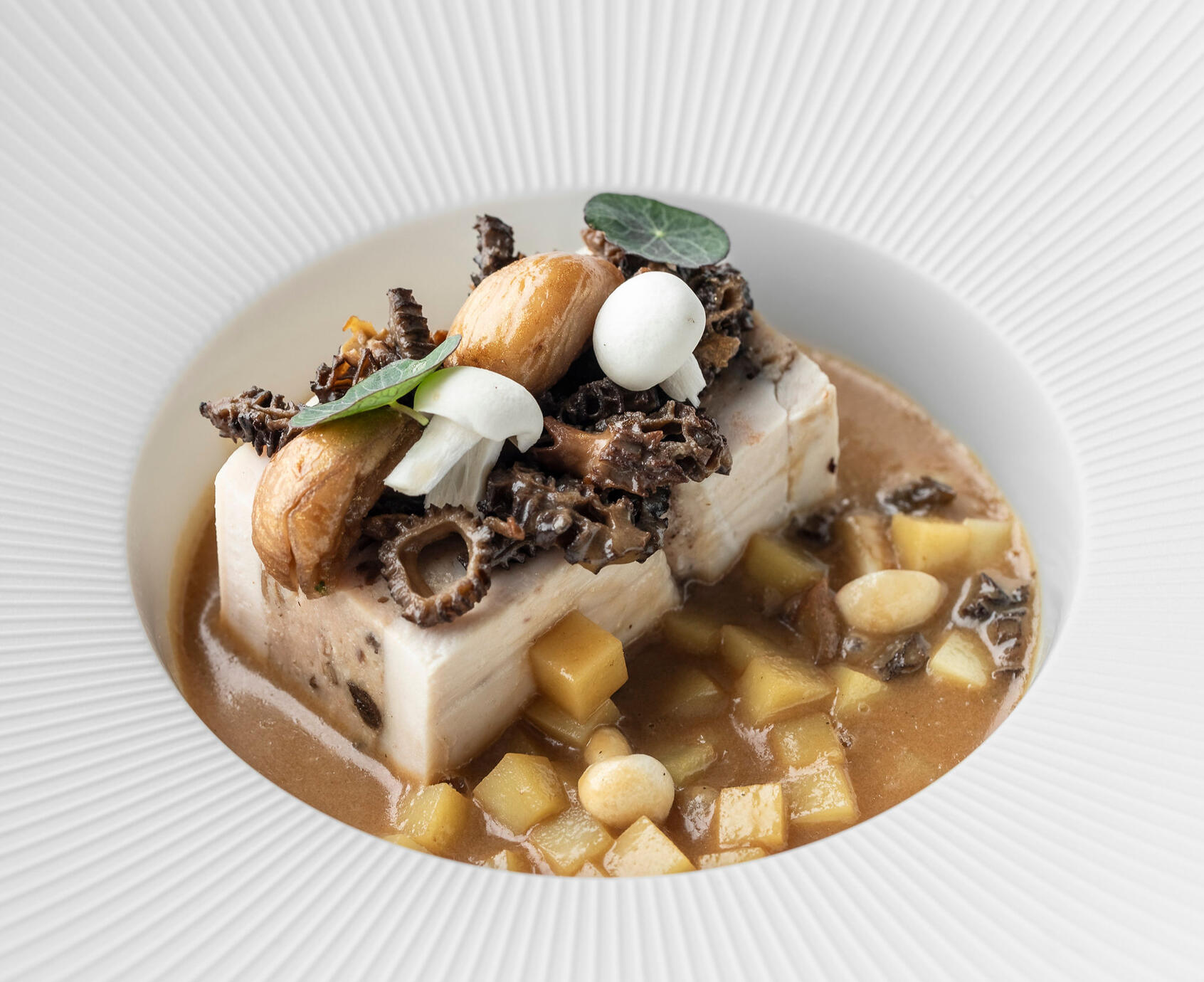 Marbré de volaille de Bresse Vin jaune - Morilles