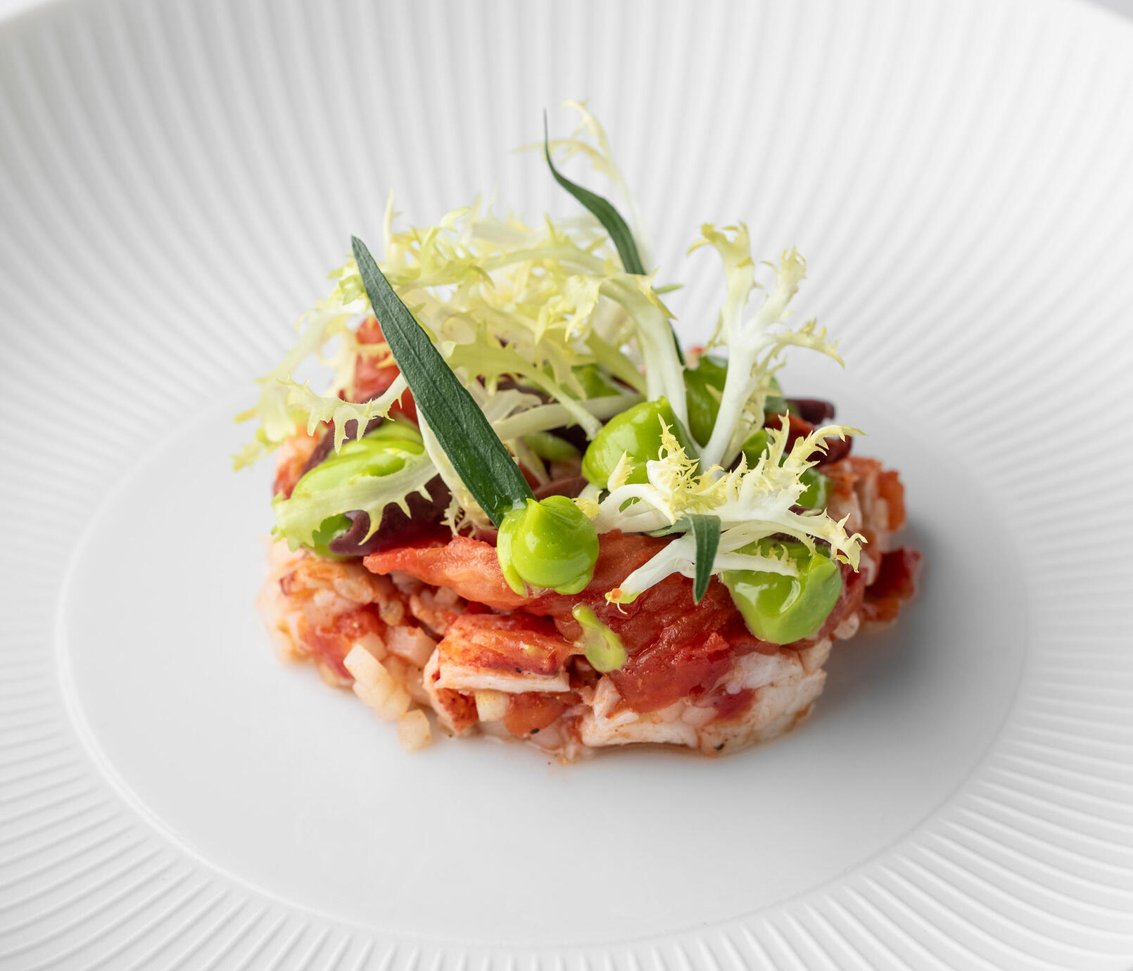 Salpicon de homard Tomates de l’été dernier Olives - Estragon 